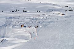 11A The Terrain Park Leads Down To The Great Divide Express Chairlift At Banff Sunshine Ski Area.jpg